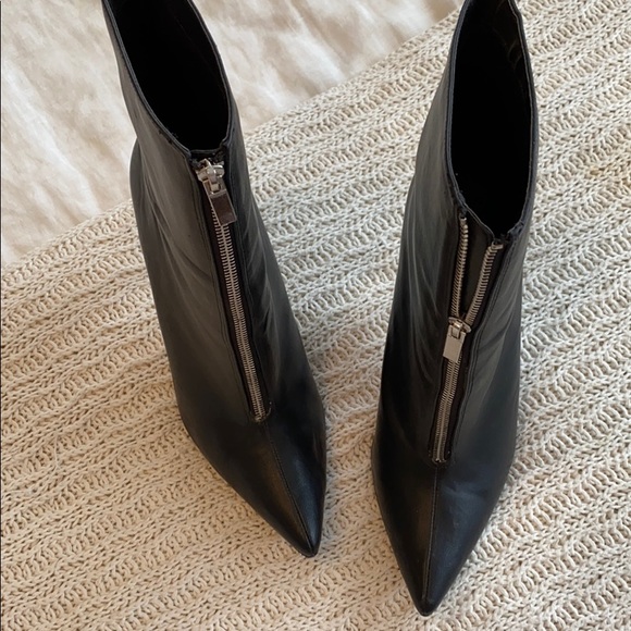 Pointed toe stiletto booties - Picture 6 of 7